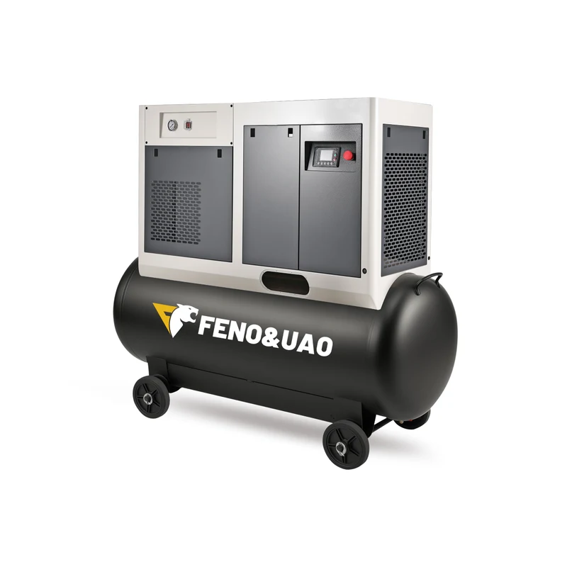 Four-in-one permanent magnet screw compressor
